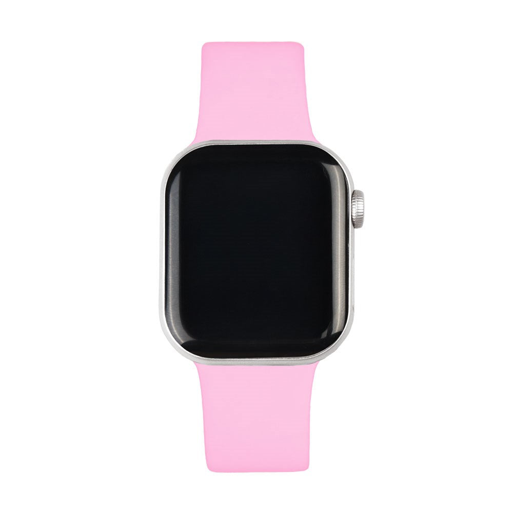 Apple Watch (42/44/SE/45/46/49mm) iDeal of Sweden Silikon Klokkerem - Størrelse M/L - Bubblegum Pink