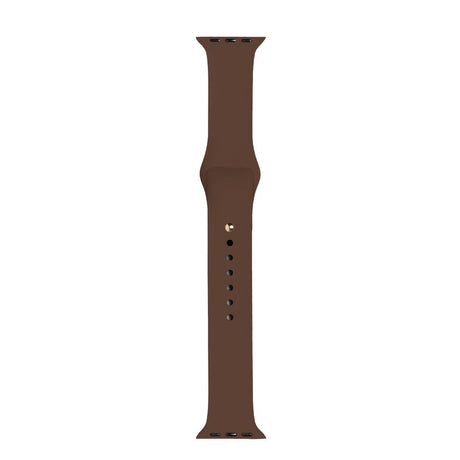 Apple Watch (42/44/SE/45/46/49mm) iDeal of Sweden Silikon Klokkerem - Størrelse M/L - Mocha Mousse