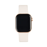 Apple Watch (42/44/SE/45/46/49mm) iDeal of Sweden Silikon Klokkerem - Størrelse S/M - Cloud Dancer