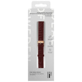 Apple Watch (42/44/SE/45/46/49mm) Vegan Leather Klokkerem - Fine Wine Croco