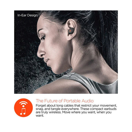 HyperGear Sport True Wireless In-Ear Hodetelefoner - Svart