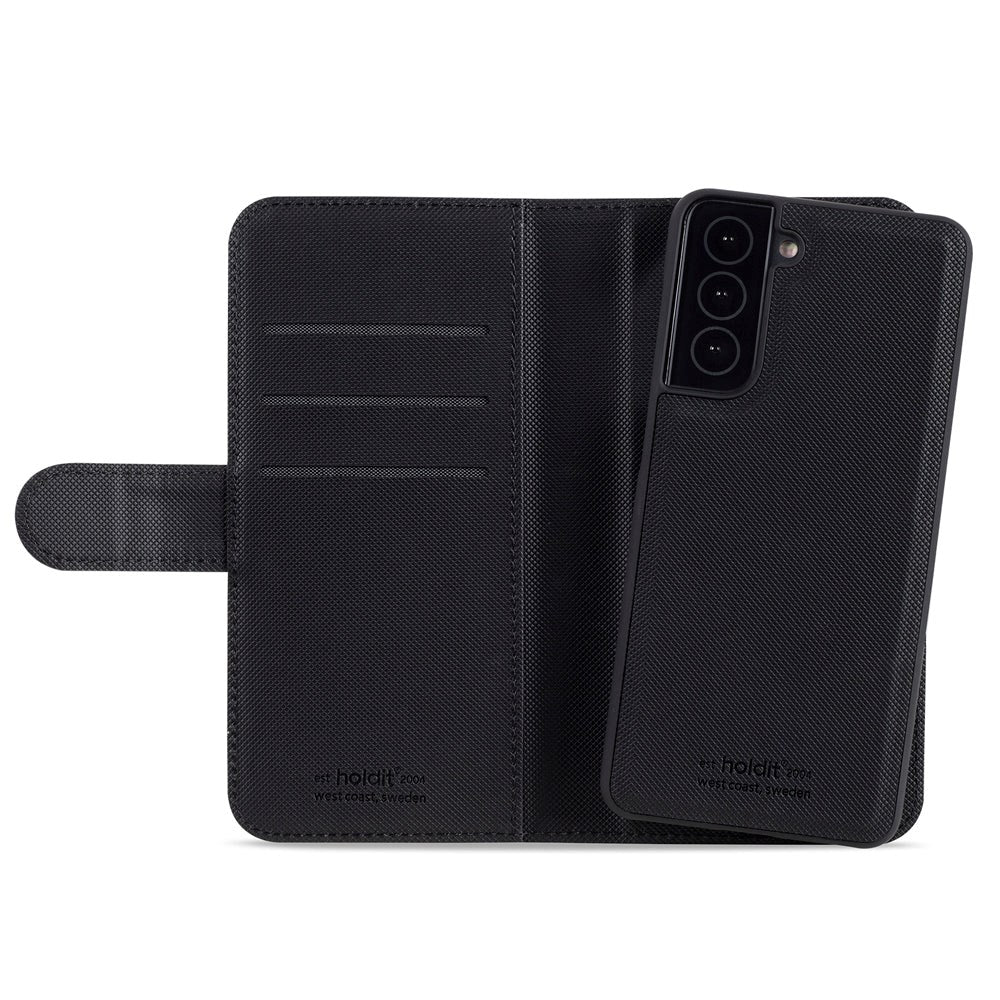 Holdit Samsung Galaxy S22 Wallet Magnet Deksel - Svart