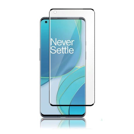 PANZER Premium Curved Glass - Case Friendly - OnePlus 9 Pro - Svart Kant