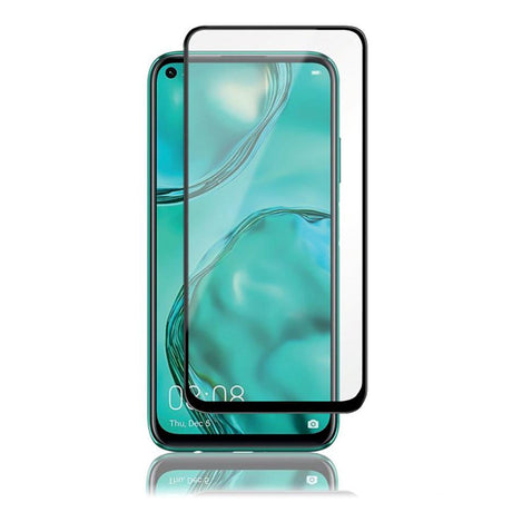 Huawei P40 Lite PANZER Premium Full-Fit Glass - Svart Ramme