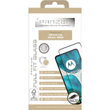 Motorola Moto G52 / G82 PANZER Premium Full-Fit Glass - Herdet Glass - Svart Kant