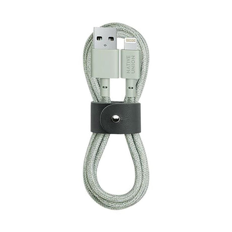 Native Union Belt Kabel USB-A til Lightning med Skinnspende 1.2 meter - Sage