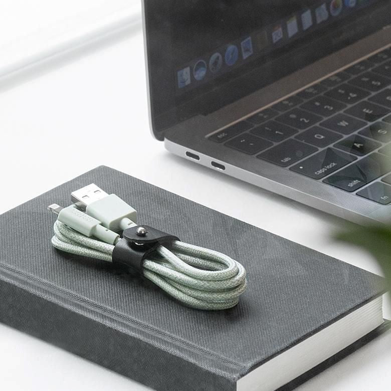 Native Union Belt Kabel USB-A til Lightning med Skinnspende 1.2 meter - Sage