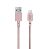 Native Union Belt Kabel USB-A til Lightning med Skinnspende 1.2 meter - Rose