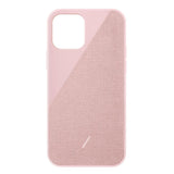 iPhone 12 Pro Max Native Union Click Canvas Deksel Slate - Rose