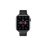 Apple Watch (42/44/SE/45/46/49mm) Native Union Classic Rem i Ekte Skinn - Svart