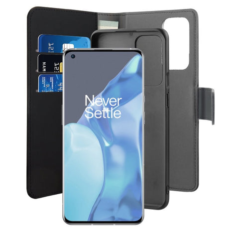 OnePlus 9 Pro Flip Deksel Puro Wallet Detachable 2-In-1 - Svart