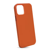 Phone 13 Puro Sky Leather Look Bakdeksel - Oransje