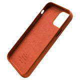 Phone 13 Puro Sky Leather Look Bakdeksel - Oransje