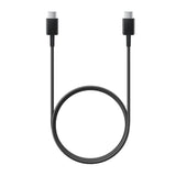 Original Samsung USB-C til USB-C Kabel 25W (EP-DA705BBE) - 3A - 1m - Svart