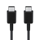 Original Samsung USB-C til USB-C Kabel 25W (EP-DA705BBE) - 3A - 1m - Svart