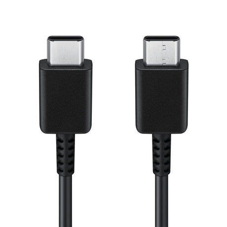 Original Samsung USB-C til USB-C Kabel 25W (EP-DA705BBE) - 3A - 1m - Svart