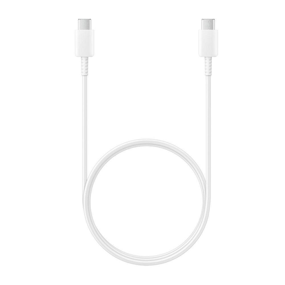 Original Samsung USB-C til USB-C Kabel 25W (EP-DA705BWE) - 3A - 1m - Hvit