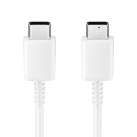 Original Samsung USB-C til USB-C Kabel 25W (EP-DA705BWE) - 3A - 1m - Hvit