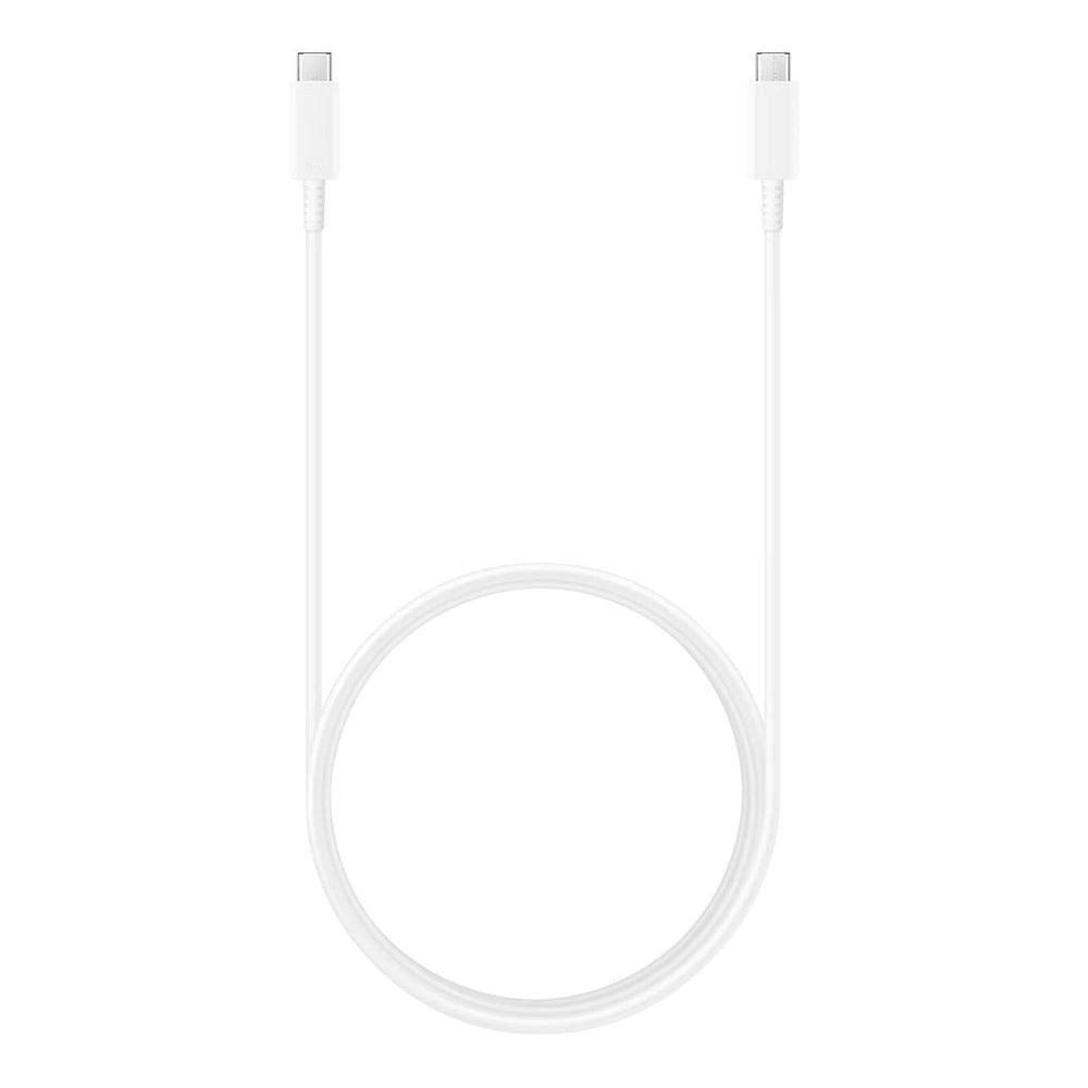 Original Samsung USB-C til USB-C Kabel (EP-DX510JWEGEU) - 5A - 1.8 m - Hvit