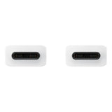 Original Samsung USB-C til USB-C Kabel (EP-DX510JWEGEU) - 5A - 1.8 m - Hvit