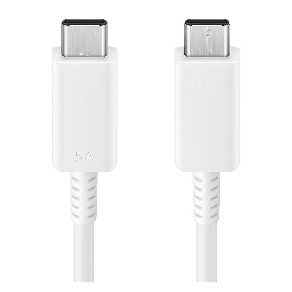 Original Samsung USB-C til USB-C Kabel (EP-DX510JWEGEU) - 5A - 1.8 m - Hvit