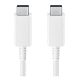 Original Samsung USB-C til USB-C Kabel (EP-DX510JWEGEU) - 5A - 1.8 m - Hvit