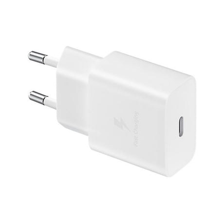 Original Samsung Power Fast Charger 15W Vegglader med USB-C til USB-C kabel - Hvit