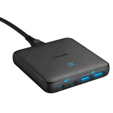 Anker Powerport Atom III 65W Slim Strømforsyningsadapter 2x PD USB-C & 2x USB-A - Svart