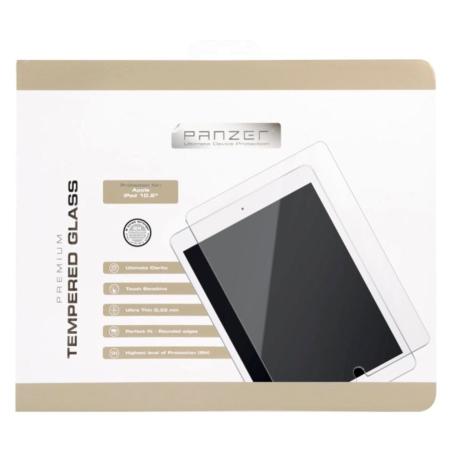 iPad 10.2" (2021 / 2020 / 2019) Panzer Herdet Glass Skjermbeskytter