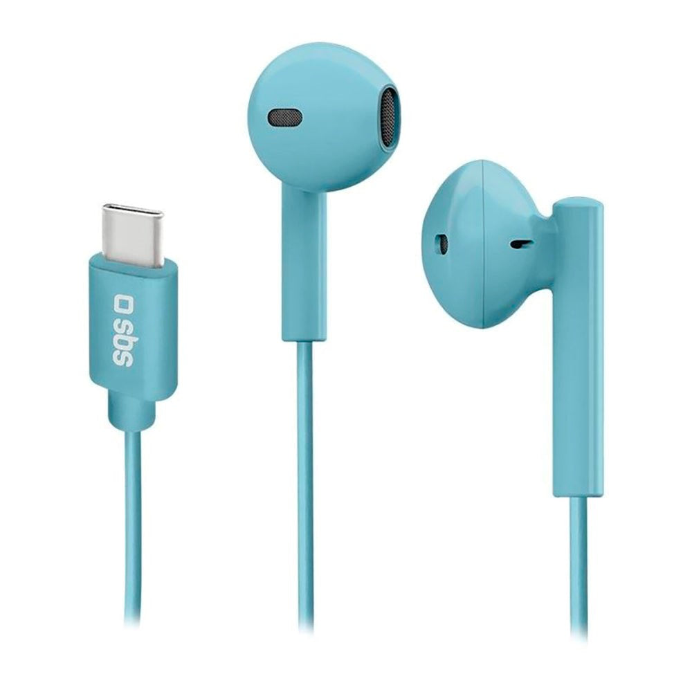 SBS Studio Mix 65 Hodetelefon In-Ear m. USB-C & Mikrofon - Blå