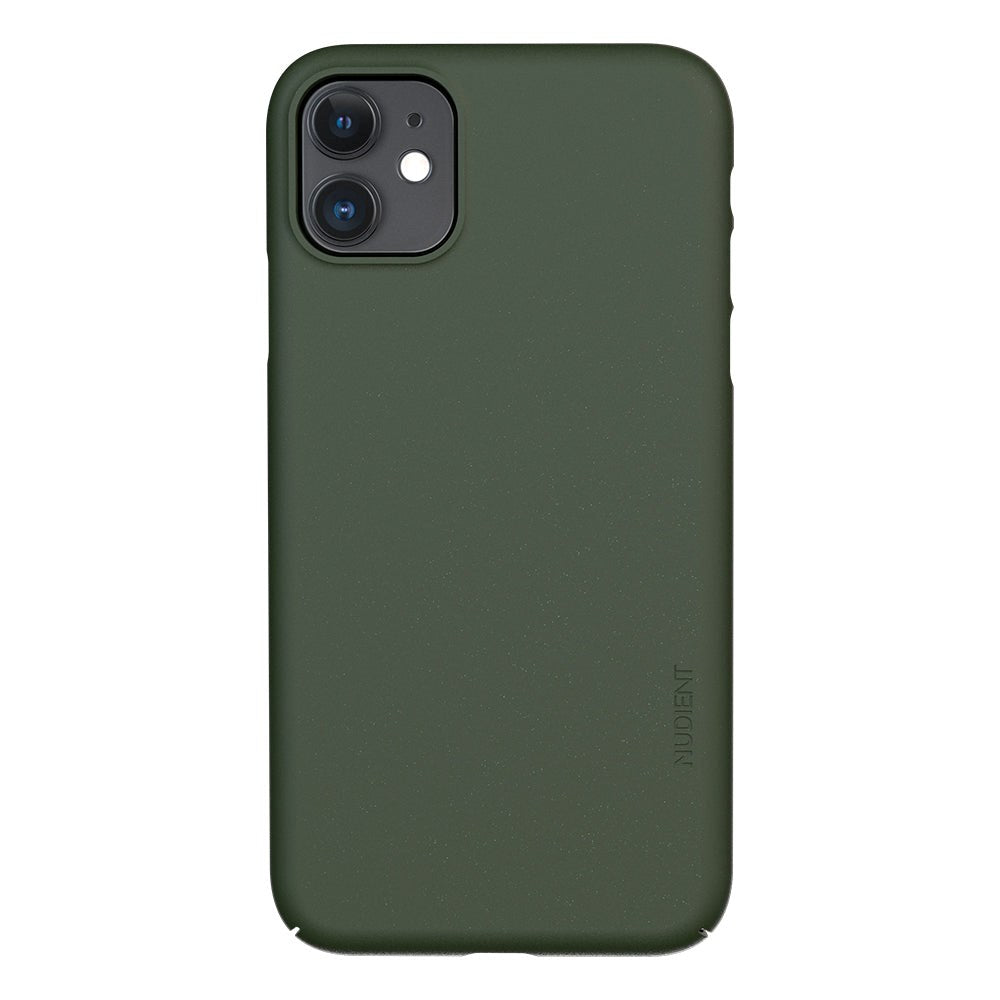 Nudient Thin Case V3 iPhone 11 Bakdeksel - Pine Green