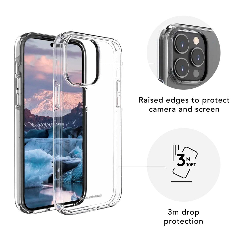 iPhone 12/12 Pro dbramante1928 Iceland Pro Deksel - 100% Resirkulert Plast - Gennemsigtig