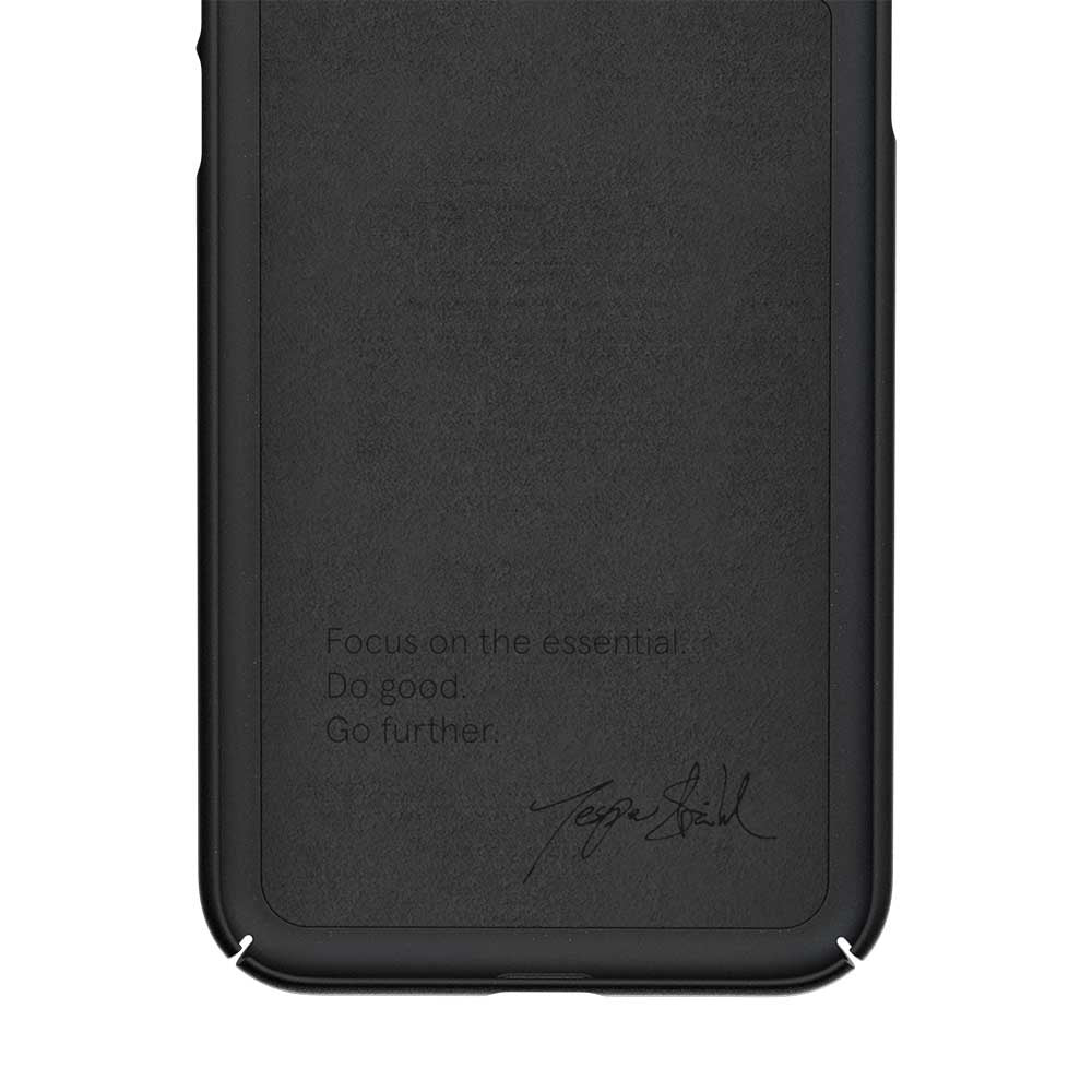 Nudient Thin Case V2 iPhone SE (2022 / 2020) / 8 / 7 Bakdeksel - Ink Black