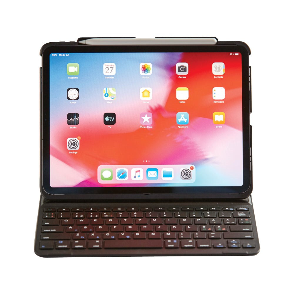 iPad Pro 11" - Xceed DekselKey Wireless Nordisk Tastatur m. Case - Svart