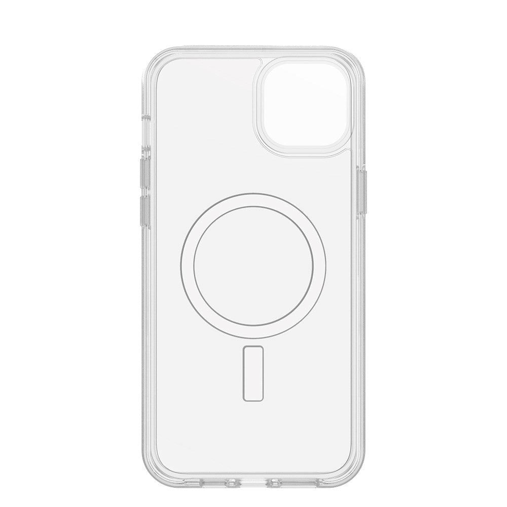 OtterBox iPhone 15 Plus Protection + Power Kit - MagSafe Deksel, Skjermbeskyttelse & 30W Vegglader - Gjennomsiktig / Hvit