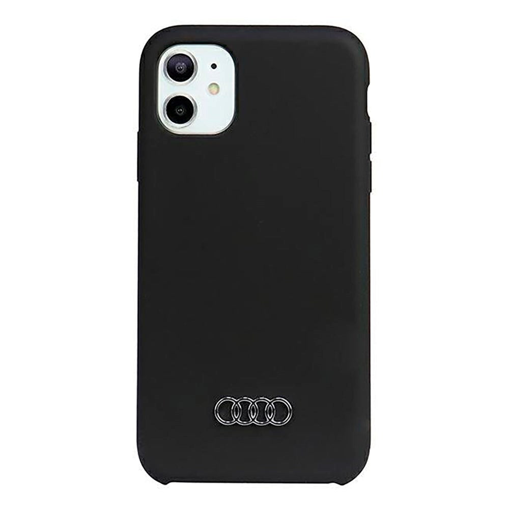 Audi iPhone 11 Silikondeksel - Svart