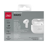 Jaz Max True Wireless In-Ear Bluetooth Hodetelefoner - Hvit