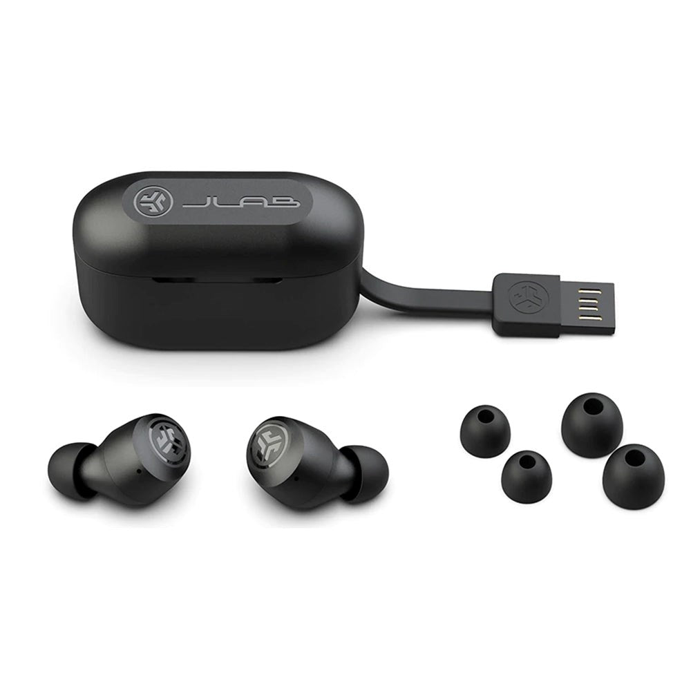 JLab Go Air Pop True Wireless Earbuds Bluetooth - Svart