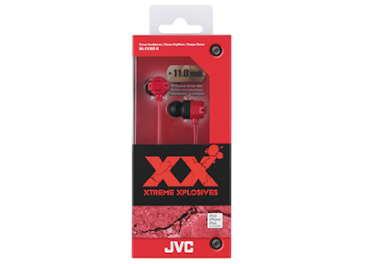 JVC FX102 In-ear XTREME XPLOSIVES - Red