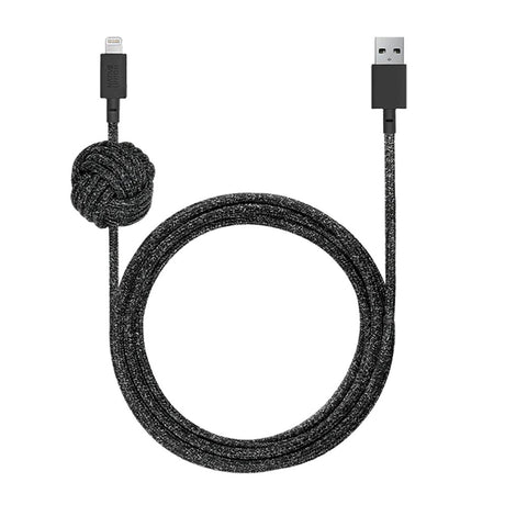 Native Union Nattkabel USB-A til Lightning 3 meter. - Kosmos
