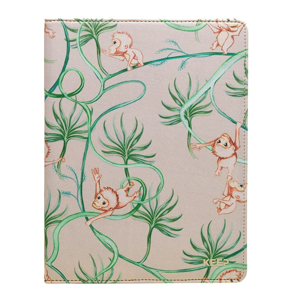 Trunk iPad 10,2" (2021/2020/2019) / Air (2019) Deksel med Abe-Design – Brun