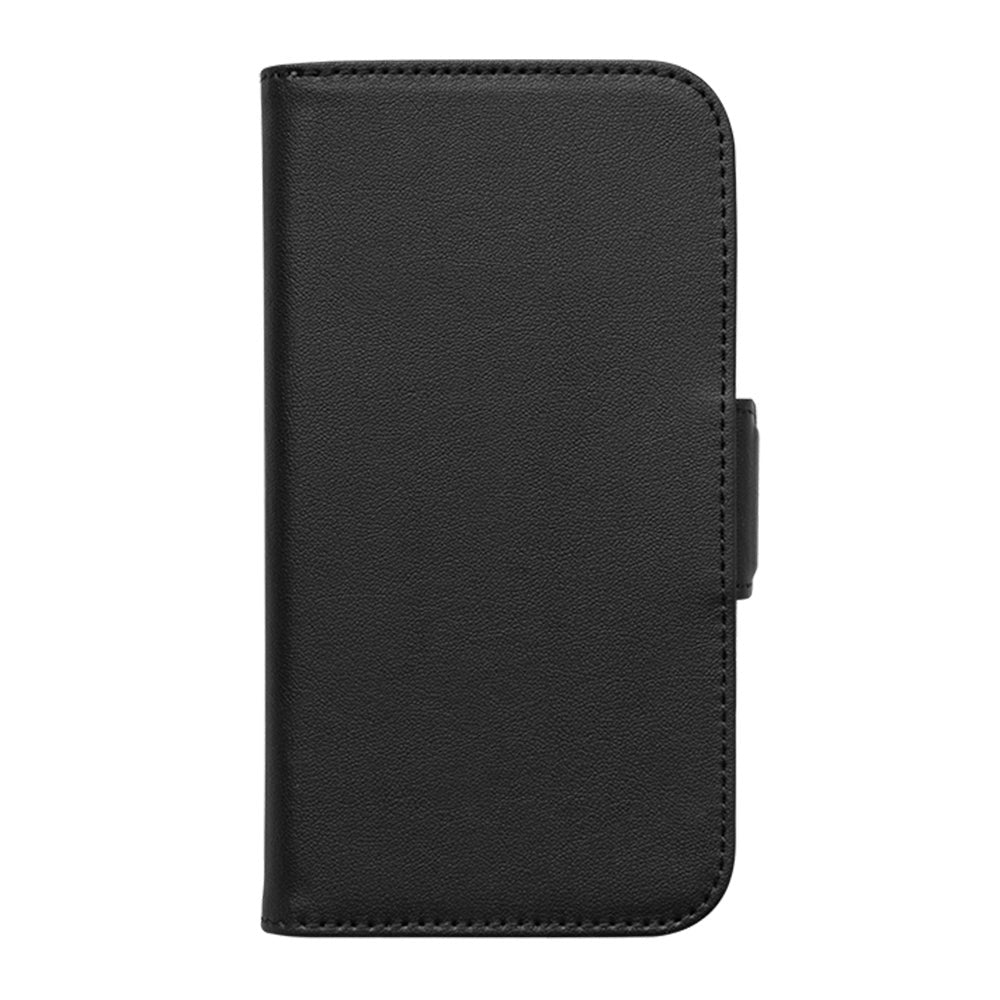 iPhone 14 Key Nordfjord Slim Magnet Wallet Kunstskinn Flipdeksel - Svart