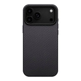 iPhone 17 Pro PITAKA Aramid UltraGuard Deksel - MagSafe Kompatibel - Black / Grey
