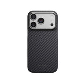 iPhone 18 Pro / 17 Pro Pitaka Edge Deksel - MagSafe Kompatibel - Svart / Grå