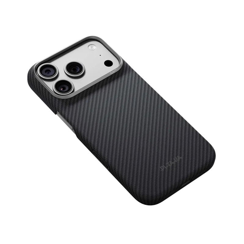 iPhone 18 Pro / 17 Pro Pitaka Edge Deksel - MagSafe Kompatibel - Svart / Grå