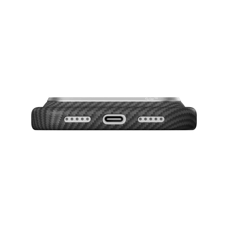 iPhone 18 Pro / 17 Pro Pitaka Edge Deksel - MagSafe Kompatibel - Svart / Grå