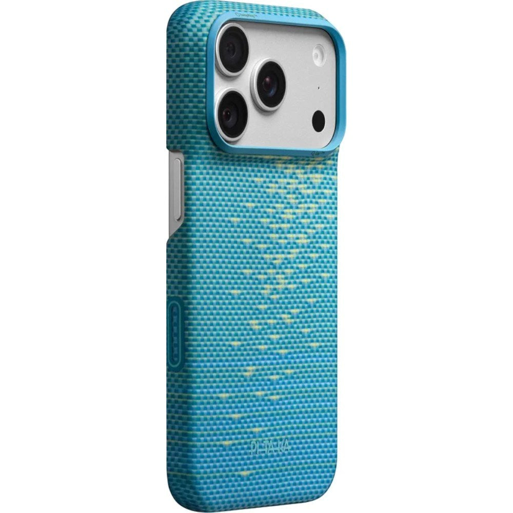 iPhone 18 Pro / 17 Pro Pitaka Edge Deksel - MagSafe Kompatibel - Lucid Blue