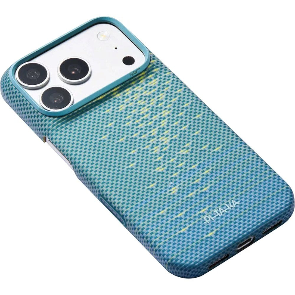 iPhone 18 Pro / 17 Pro Pitaka Edge Deksel - MagSafe Kompatibel - Lucid Blue