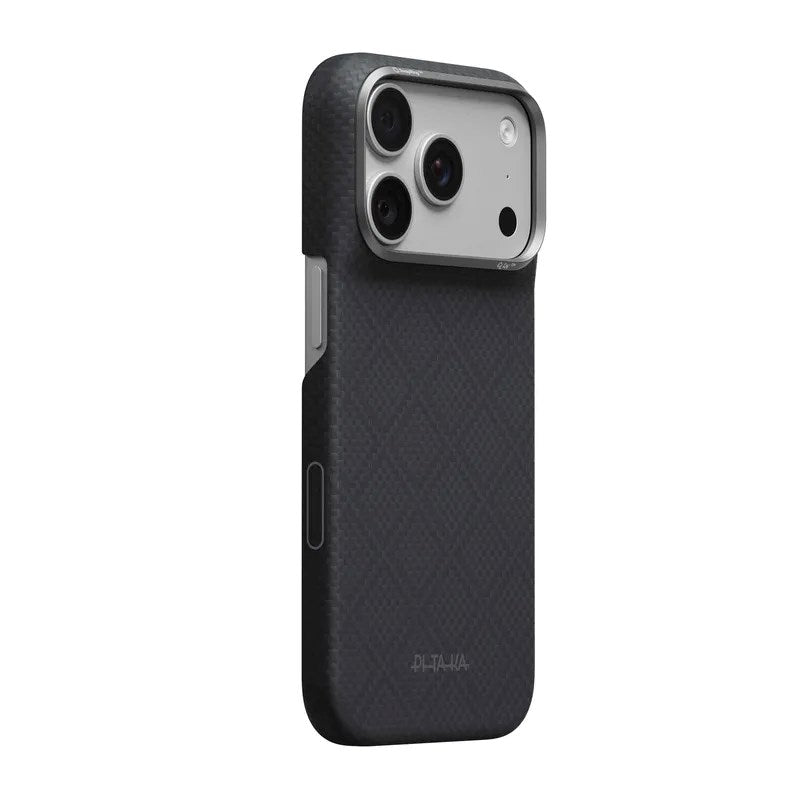 iPhone 18 Pro / 17 Pro Pitaka Edge Deksel - MagSafe Kompatibel - Lava Black