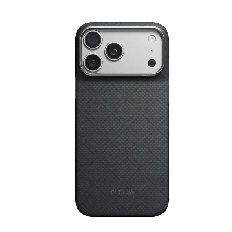 iPhone 18 Pro Max / 17 Pro Max Pitaka Edge Deksel - MagSafe Kompatibel - Basalt Black